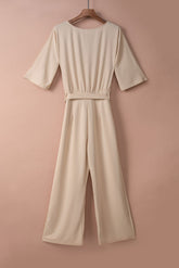 Schwarzer Date-Night-Jumpsuit